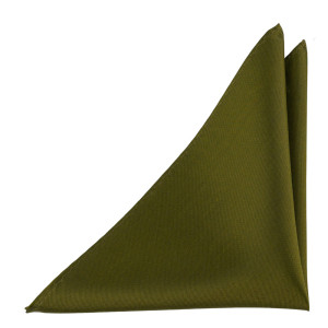 SOLID Olive pañuelo de bolsillo