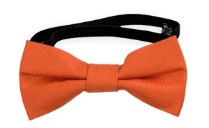 SOLID Orange pajarita bebé