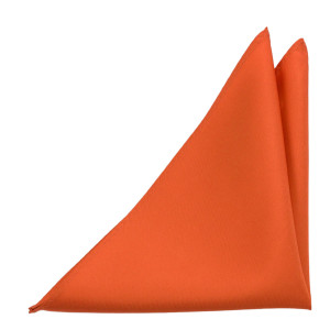 SOLID Orange pañuelo de bolsillo
