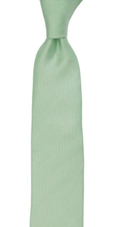 SOLID Pastel green corbata para niños medianos