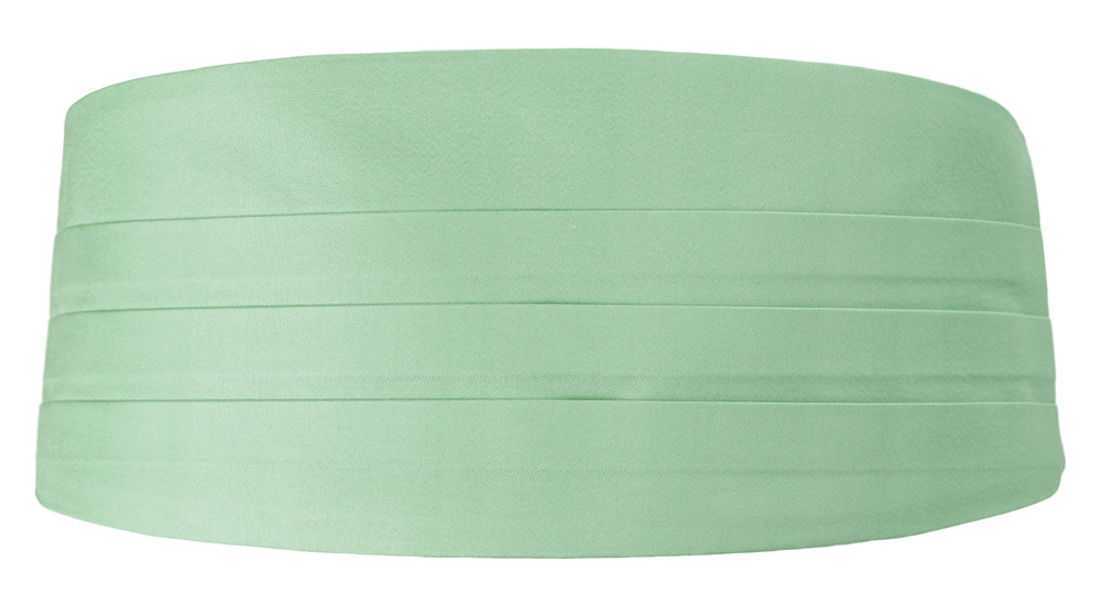 SOLID Pastel green fajín