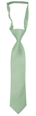 SOLID Pastel green corbata pequeña pre-atada niño
