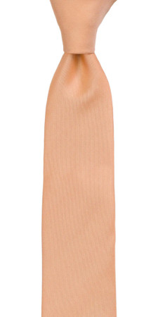 SOLID Peach corbata mediana niño