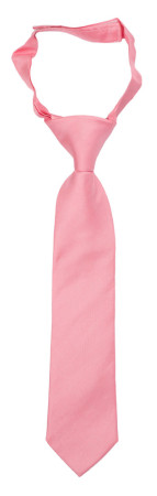 SOLID Pink corbata pequeña pre-atada niño