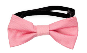 SOLID Pink pajarita bebé