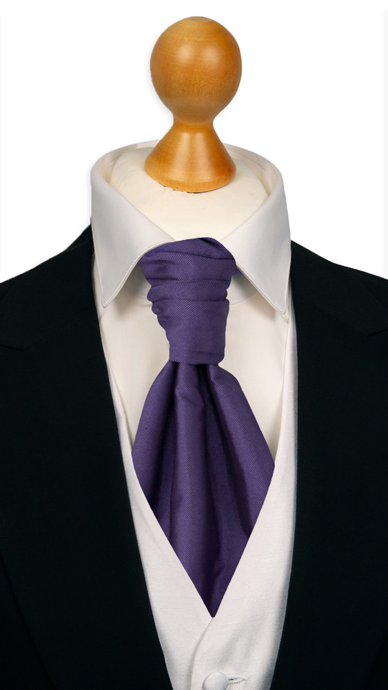 SOLID Purple corbaton atada