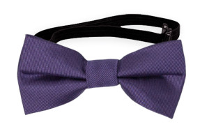 SOLID Purple pajarita bebé