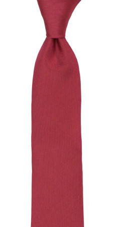 SOLID Raspberry corbata mediana niño
