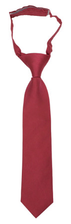 SOLID Raspberry corbata pequeña pre-atada niño