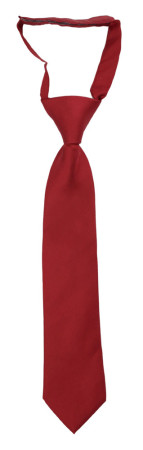 SOLID Red corbata pequeña pre-atada niño