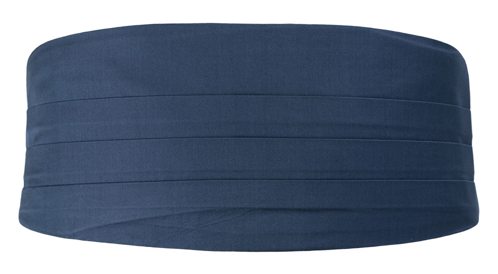 SOLID Steel blue fajín