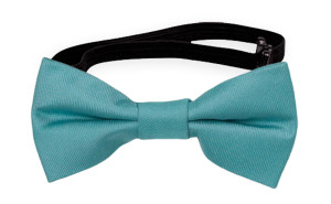 SOLID Turquoise pajarita bebé