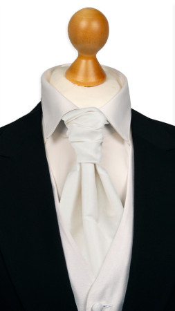 SOLID White corbaton atada