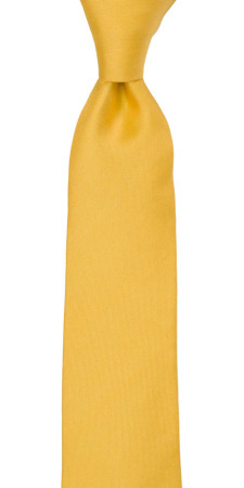SOLID Yellow corbata mediana niño