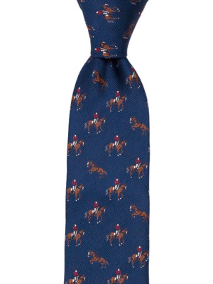 TIEQUESTRIAN Blue corbata