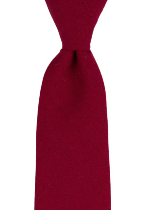 WISTFUL Dark red corbata