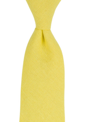 WISTFUL Light yellow corbata