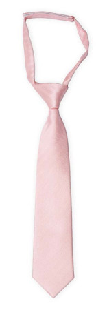 JAGGED Blush pink corbata pequeña pre-atada niño