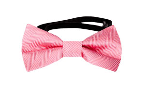 JAGGED Warm pink pajarita bebé