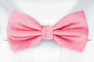 JAGGED Warm pink pajarita para niños
