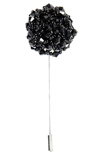 Jewellery Black pin de solapa