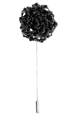 Jewellery Black pin de solapa
