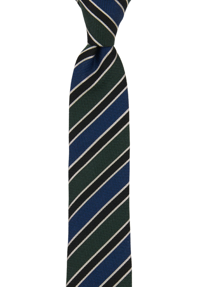 LINED UP GREEN BLUE corbata delgada