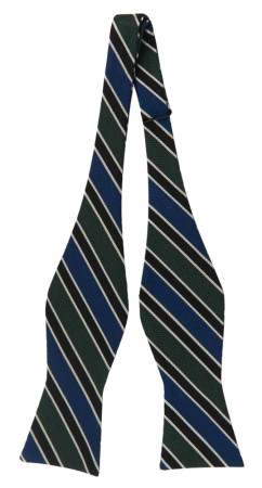 LINED UP GREEN BLUE pajarita sin atar