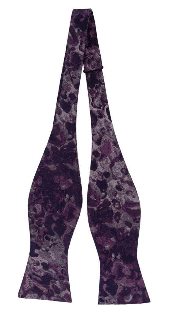 LOVEBOMBER AUBERGINE pajarita sin atar