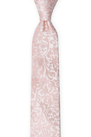 LOVEDELTA Blush pink corbata para niños medianos