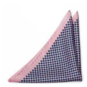 MEDAGLIONI Pink pañuelo de bolsillo