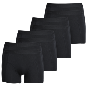 BAMBOO BOXER 8P BLACK calzoncillo