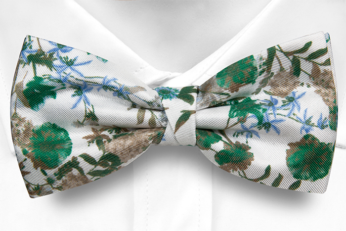 MEZZOPIANO Green pajarita atada