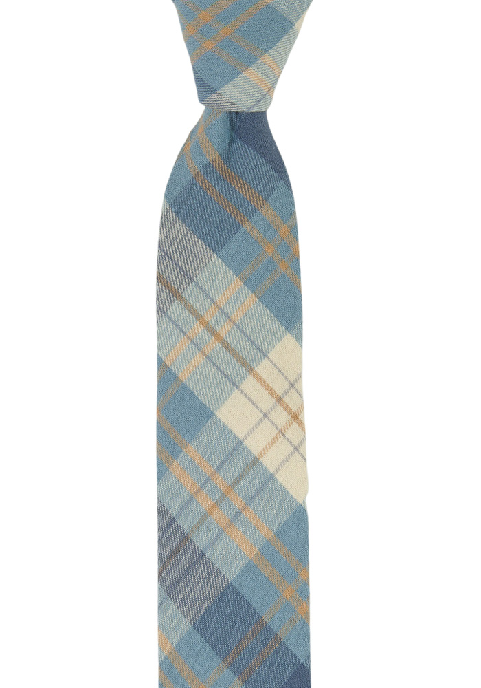 MONOGAMY BLUE corbata delgada