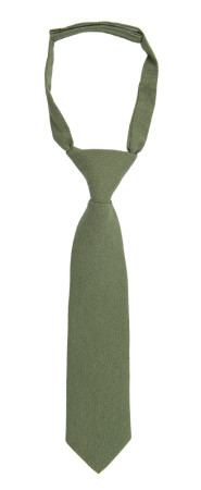 MOREAMORE Laurel green corbata pequeña pre-atada niño