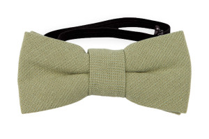 MOREAMORE Sage green pajarita bebé