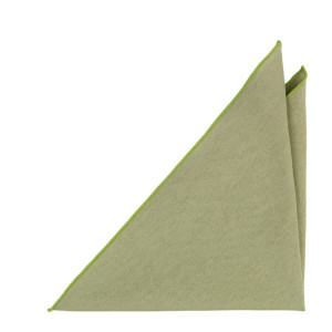 MOREAMORE Sage green pañuelo de bolsillo