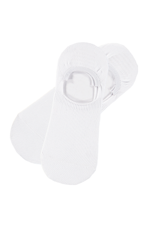 NO-SHOW WHITE calcetines