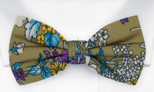 NOSEGAY Olive green pajarita