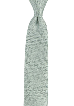 Nuptials Dusty Green corbata delgada