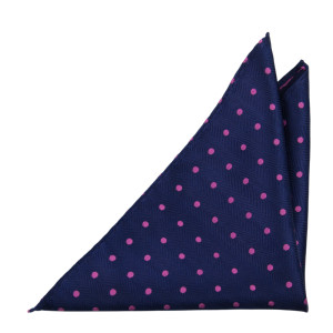 ONTHEDOT NAVY PINK pañuelo de bolsillo
