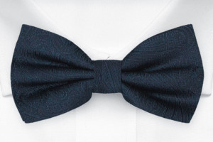 ORNATE Dark blue pajarita