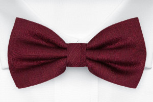 ORNATE Dark red pajarita para niños