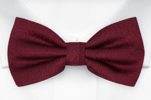 ORNATE Dark red pajarita