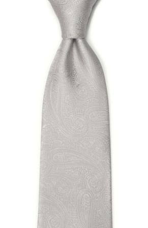 ORNATE Silver corbata