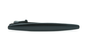 Oval Black alfiler de corbata