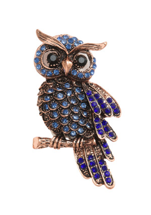 OWL BLUE pin de solapa