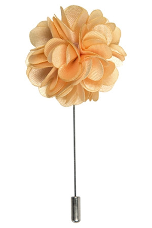 Petals Apricot pin de solapa