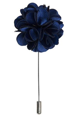 Petals Cobalt Blue pin de solapa