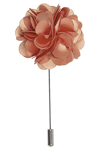 Petals Coral pin de solapa
